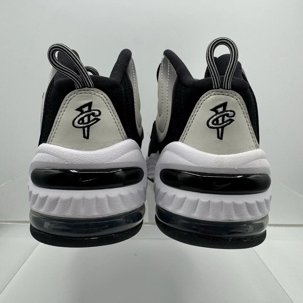 Brand New Nike Air Penny 2 Light Bone White Black  DZ2549-001 Men's Size 9.5